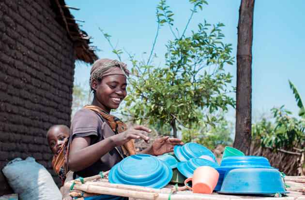 Entwicklungshilfe-Ernaehrung-Familie-Deichmann-Stiftung-Malawi-Cecilia Lebensgrundlagen Malawi - Gute Voraussetzung durch Wissen und Kompetenzen